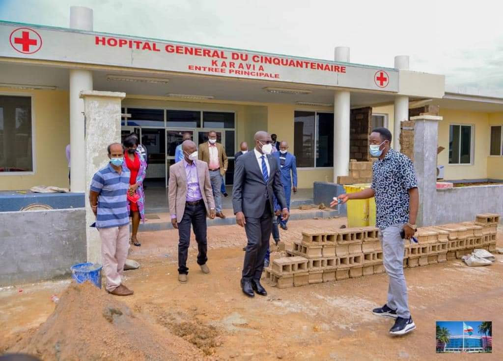 Lubumbashi : En pleine réhabilitation, l’hôpital du cinquantenaire reçoit la visite de Kyabula