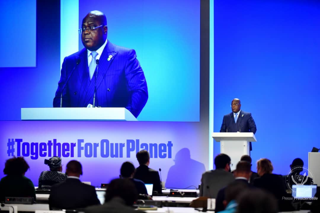 COP 26 : Tshisekedi insiste sur l’engagement de l’Afrique contre le réchauffement climatique