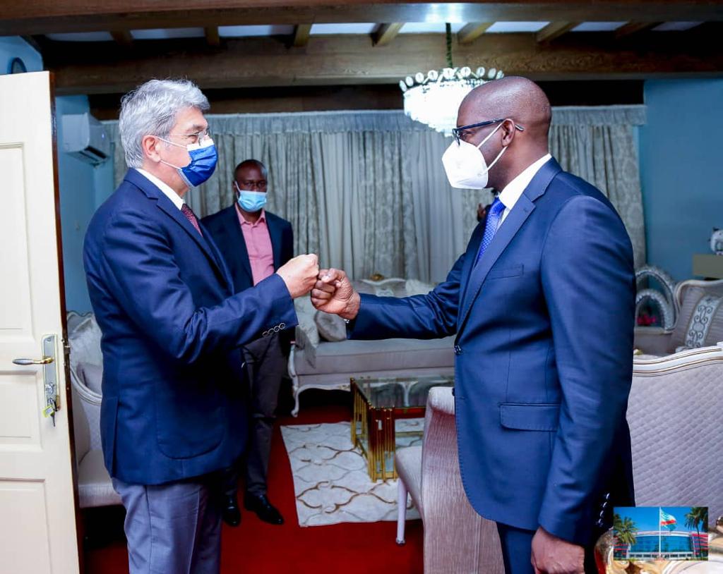 Haut-Katanga : Bruno Aubert, Ambassadeur de France en RDC, reçu par Jacques Kyabula