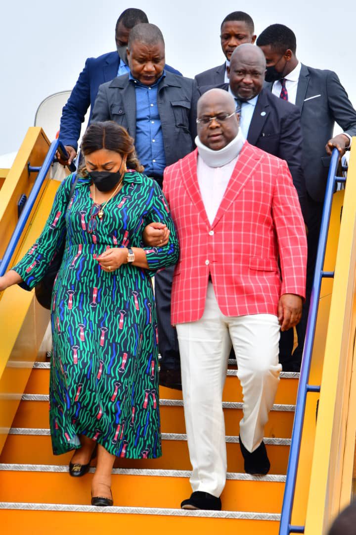 RDC : Le président Tshisekedi de retour à Kinshasa