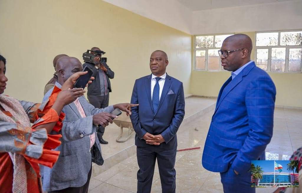 Lubumbashi : visite d’inspection du gouverneur du Haut-Katanga à l’ISS