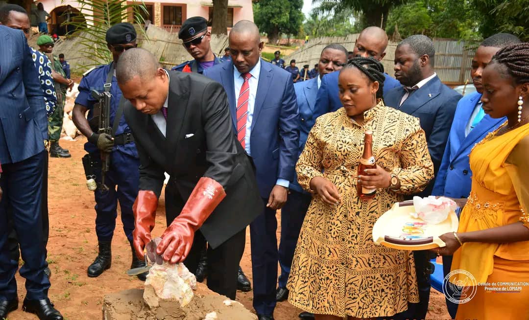 Lomami : Pose de la première pierre de la construction du bâtiment de la DGI Kabinda