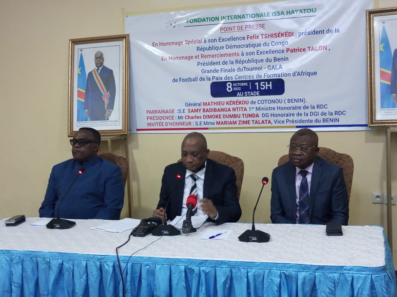 Cotonou : Un tournoi en hommage à Félix-Antoine Tshisekedi bientôt organisé par la Fondation Issa Hayatou