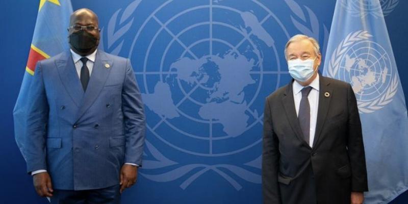 New-York : Gutteres et Tshisekedi en tête-à-tête aux Nations Unies