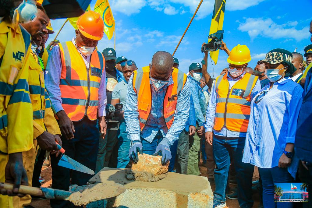Haut-Katanga : Pose de la première pierre pour la construction d’un stade moderne à Sakania