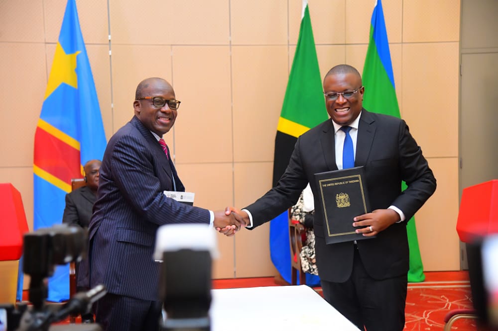 Coopération Tanzanie-RDC : Signature d’une Entente dans le transport et les télécommunications