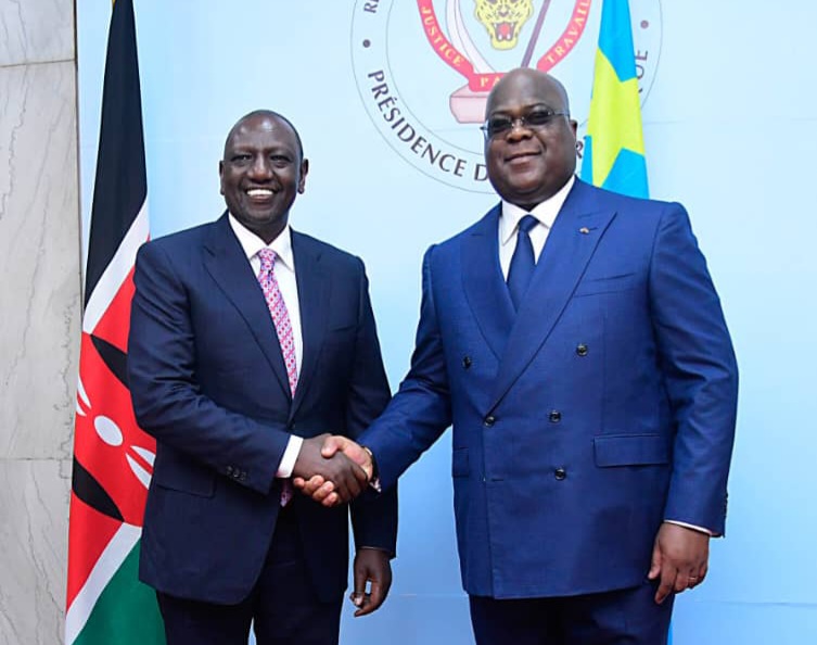 Agression rwandaise : Ruto réitère le soutien du Kenya à la RDC pour la paix dans l’Est du pays