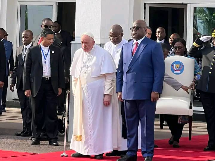 RDC : Félix Tshisekedi a rencontré le Pape François au Palais de la Nation