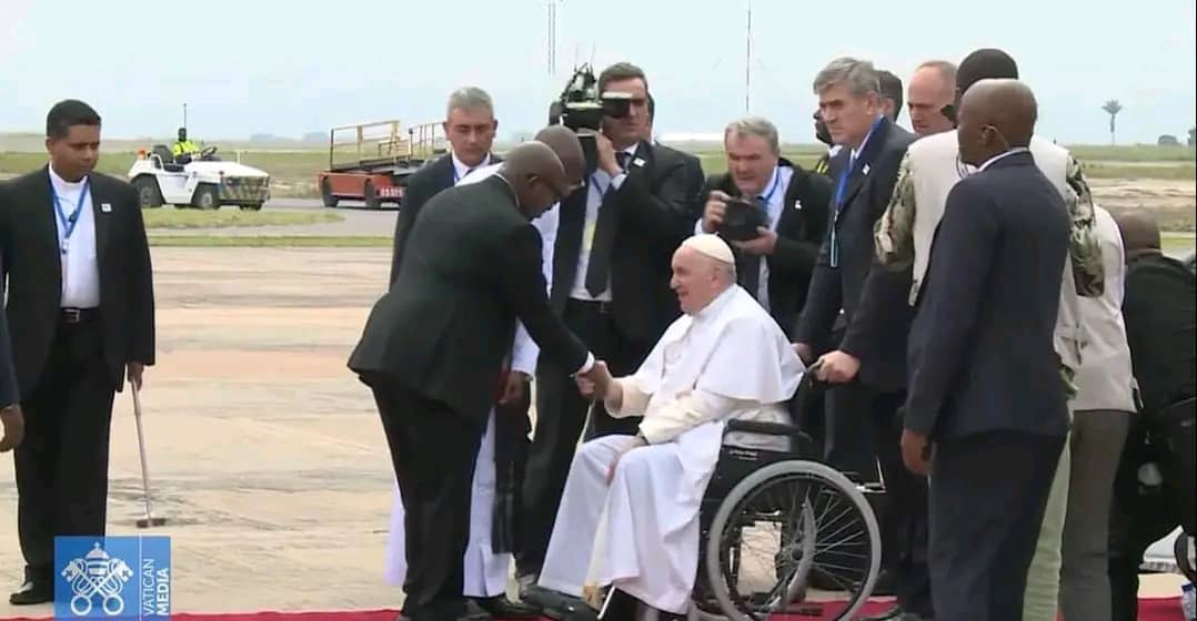 RDC : le Pape François a foulé le sol de Kinshasa