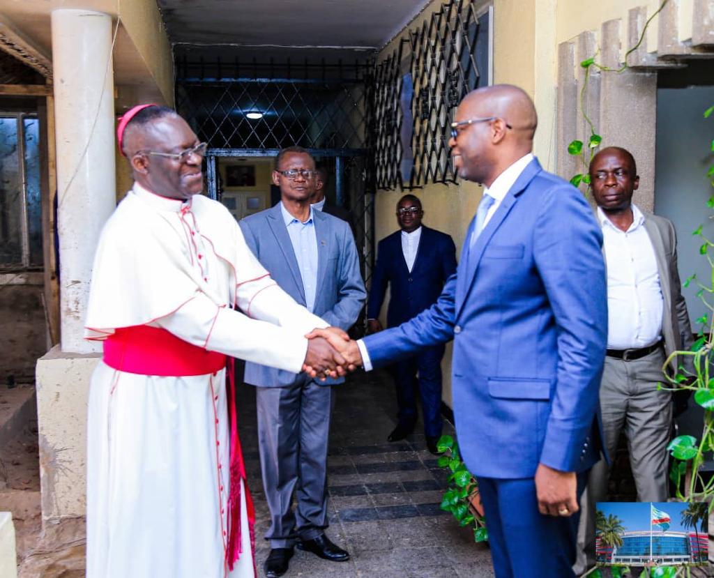 Haut-Katanga : “derniers incidents survenus à l’archevêché de Lubumbashi” sujet d’échange entre Jacques Kyabula et Fulgence Muteba