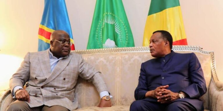 Diplomatie : Après la Namibie et le Botswana, Félix-Antoine Tshisekedi à Oyo avec Sassou Nguesso