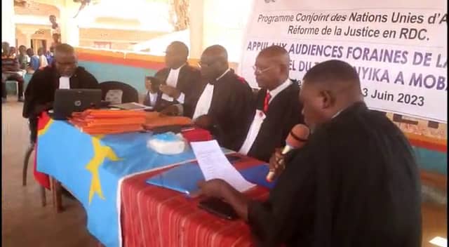 Tanganyika : examen de 19 dossiers dans un procès en appel pour viol, crime et assassinat à Moba