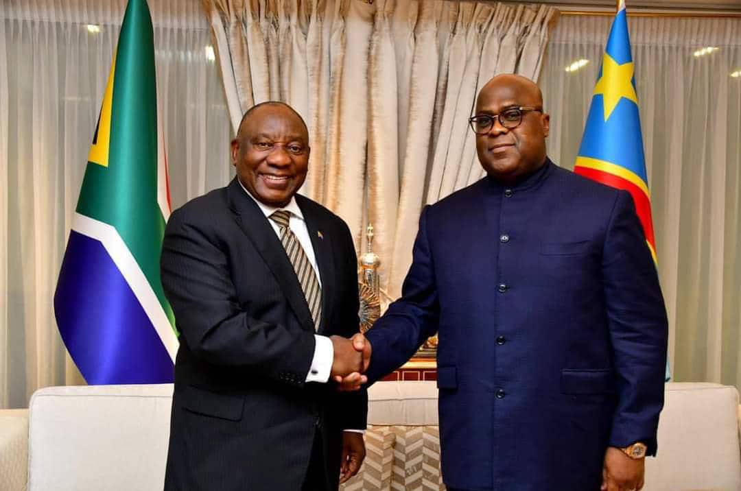 Kinshasa : Première rencontre Tshisekedi-Ramaphoza à la Cité de l’Union Africaine ce mercredi