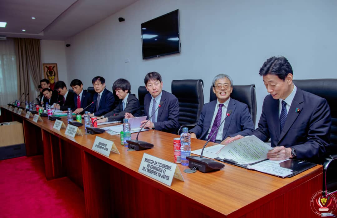 Coopération RDC-Japon : le gouvernement nippon prêt à accompagner le développement du secteur minier et économique de la RDC