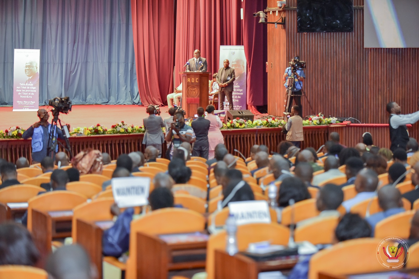 Kinshasa : Clôture des travaux de la Table ronde sur l’état de siège dans les provinces du Nord-Kivu et de l’Ituri