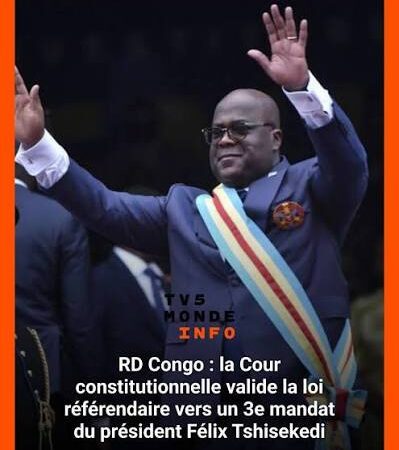 RDC : la loi référendaire place Félix Tshisekedi face à une pression politique croissante