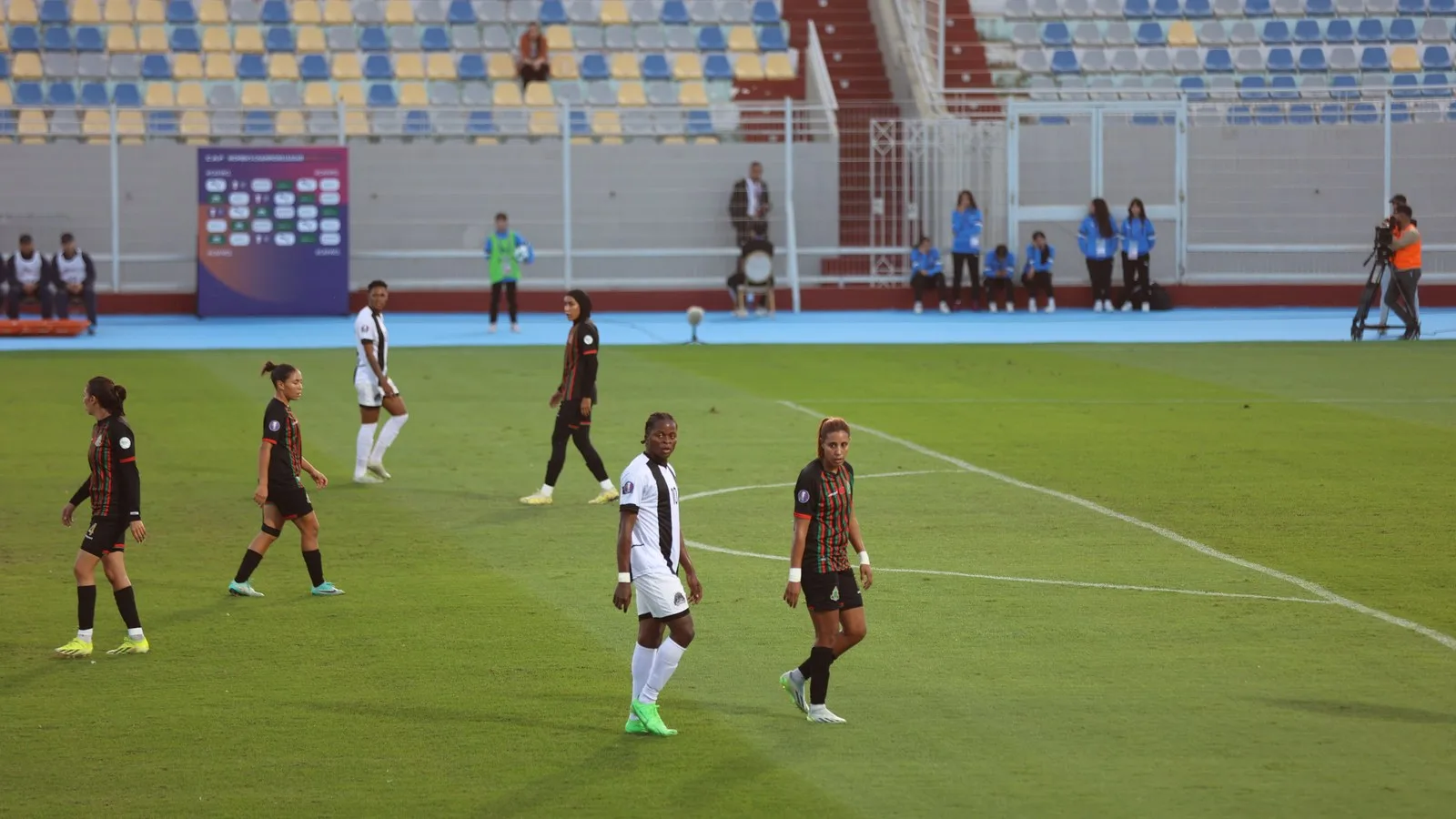 Le TP Mazembe féminin affronte l’AS FAR lors de la finale africaine de 2024.