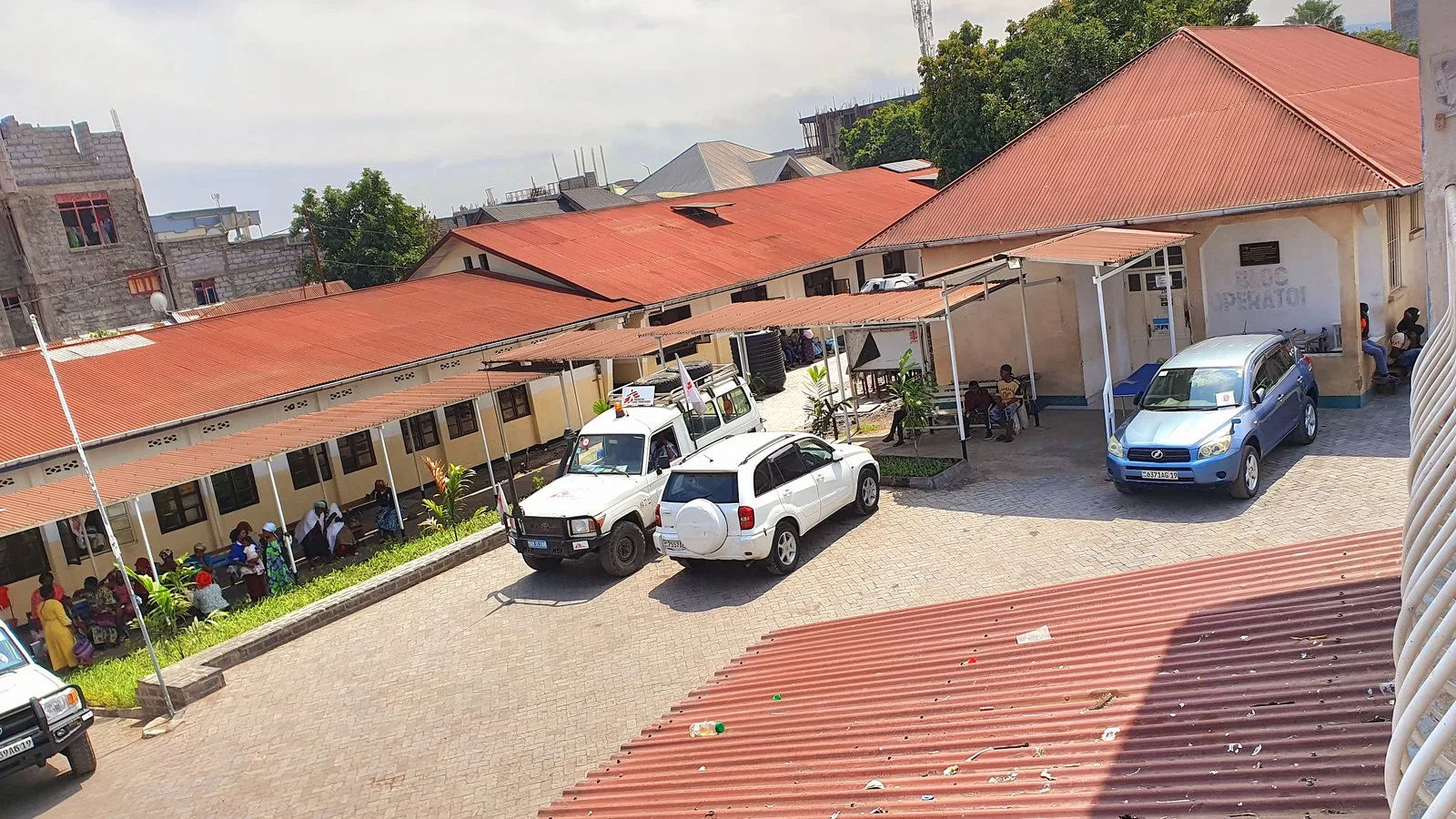 Les bâtiments de l’hôpital général de référence Virunga à Goma.